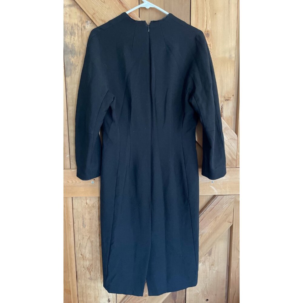 MM. LAFLEUR New York, Black Dress, Size 10, Capsule, Minimal, Quiet Luxury - Picture 3 of 6